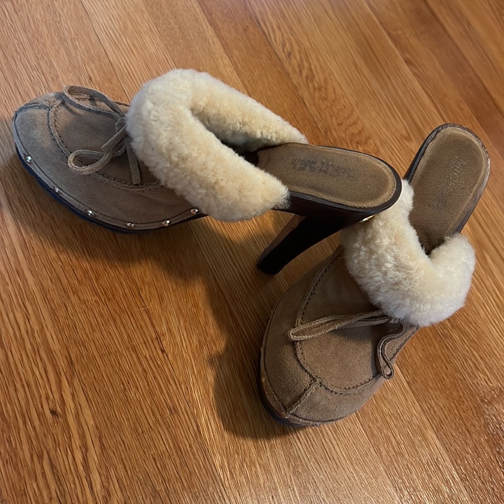 Michael Kors Faux Fur Heels